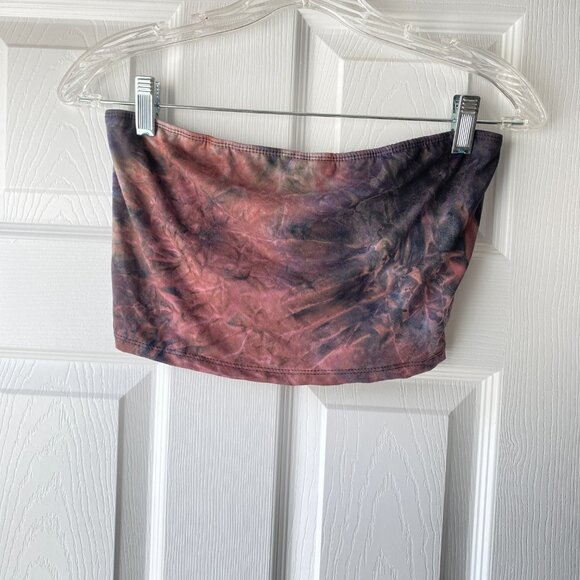 Fashion Nova | Tie-Dye  Bandeau Top 2 Piece Set - Picture 3 of 6